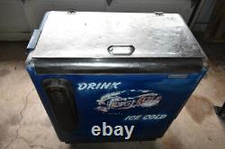 Vintage 1950s Pepsi-Cola Cooler Embossed Ice Chest Project Piece