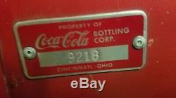 Vintage 1960 Cavalier Coca Cola Coke Soda Bottle Vending Machine 10 Cents Works