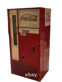Vintage 1960's Vendo HA56-B Coca Cola Bottle Vending Machine 52 Tall