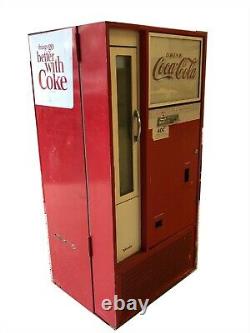 Vintage 1960's Vendo HA56-B Coca Cola Bottle Vending Machine 52 Tall