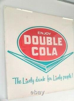 Vintage 1960s-1970s Double Cola Vending Machine Panel