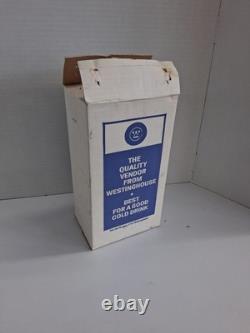 Vintage 1960s Westinghouse Soft Drink Vending Machine AM/FM Radio WORKS/NIB