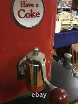 Vintage 1961 Multiplex 44 Vending Coca Cola Coke Dispenser on Table. Rp