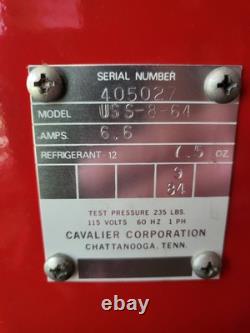 Vintage 1964 Cavalier Coke Machine Model USS-8-64