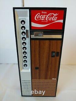 Vintage 1980's Coca-Cola Vending Machine AM/FM Radio Works Benefits Hospice