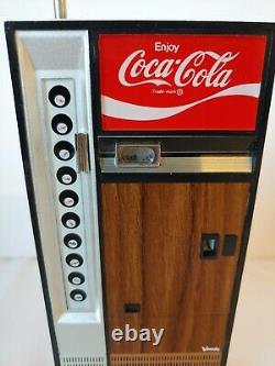 Vintage 1980's Coca-Cola Vending Machine AM/FM Radio Works Benefits Hospice