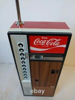 Vintage 1980's Coca-Cola Vending Machine AM/FM Radio Works Benefits Hospice