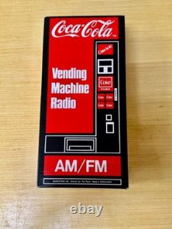 Vintage 1982 Coca-Cola Vending Machine Transistor AM/FM Radio Never Used