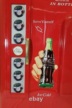 Vintage 1992 Coca Cola Nostalgia Display Collectible Cooler Please Read