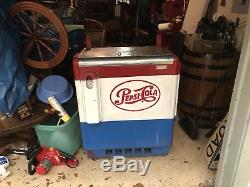 Vintage 50 To 60 Pepsi Cola Vending Machine Cooler Pepsi Ice Chest