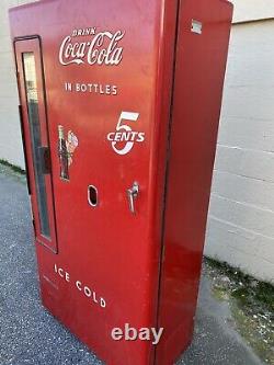 Vintage 5c Coke Machine Westinghouse DU144 Coca Cola Retail Store Bottle Vending