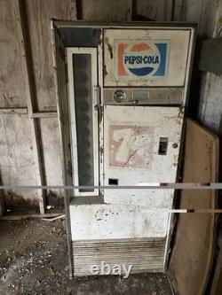 Vintage 60's Pepsi Cola Vending Machine Machine Coin Operated