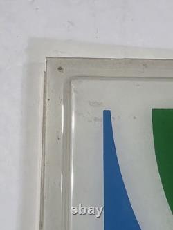 Vintage 7UP Vending Machine Plastic Panel Sign 29 X 9.75