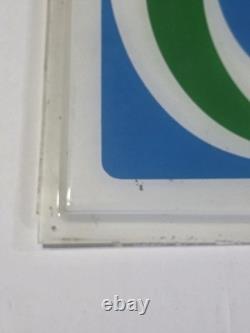 Vintage 7UP Vending Machine Plastic Panel Sign 29 X 9.75