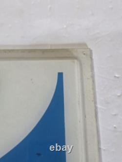 Vintage 7UP Vending Machine Plastic Panel Sign 29 X 9.75