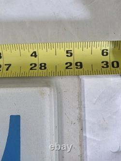 Vintage 7UP Vending Machine Plastic Panel Sign 29 X 9.75