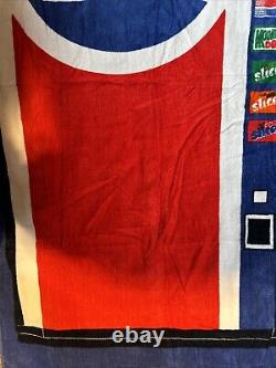 Vintage 80s Pepsi Cola Vending Machine Beach Bath Towel Promo Advertise Made USA