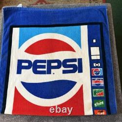 Vintage 80s Pepsi Cola Vending Machine Beach Towel Pepsi Diet Pepsi Mt Dew Slice