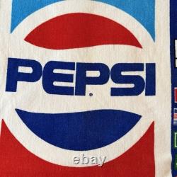 Vintage 80s Pepsi Cola Vending Machine Beach Towel Pepsi Diet Pepsi Mt Dew Slice