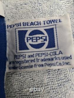 Vintage 80s Pepsi Cola Vending Machine Beach Towel Pepsi Diet Pepsi Mt Dew Slice