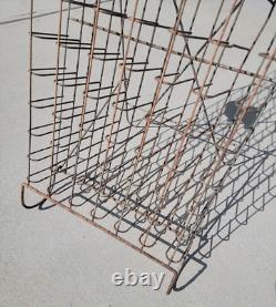 Vintage 96 GLASS BOTTLE Vending Wire Return Rack Coke, Pepsi, Soda, Coca Cola