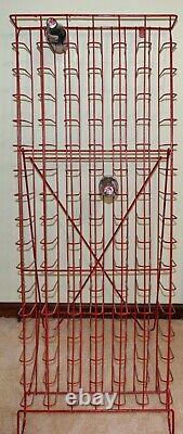 Vintage 96 Soda Bottle Vending Wire Return Rack Coke, Pepsi, Soda, Coca Cola