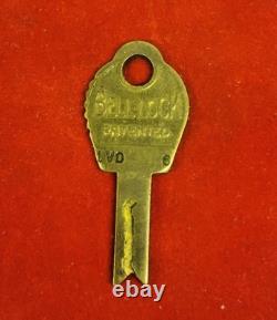Vintage Bellock 1VD6 Vending Machine Key Vendorlator Coca-Cola Pepsi 1940s