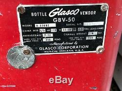 Vintage COCA COLA Pop Machine Glasco GBV-50 Coke Collectible Old Collect 10 CENT