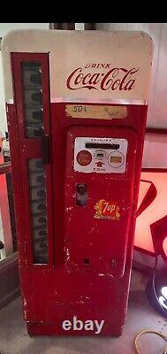 Vintage Cavalier 1950's Coca Cola Vending Machine 96 Soda's Resto Works