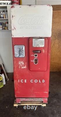 Vintage Cavalier C-51 Coca-Cola Vending Machine Original NON WORKING
