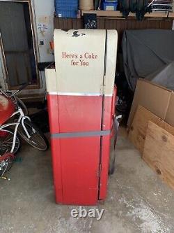 Vintage Cavalier C51 Coca-Cola Vending Machine with Bottles