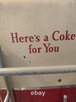 Vintage Cavalier C51 Coca-Cola Vending Machine with Bottles