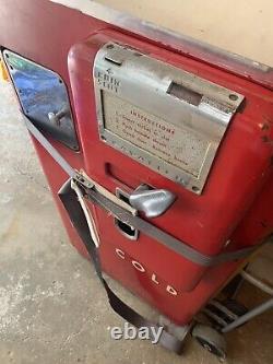 Vintage Cavalier C51 Coca-Cola Vending Machine with Bottles