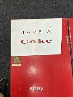 Vintage Cavalier Coke Bottle Machine Cavalier C-55D Coca-Cola Vending. Untested