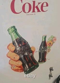 Vintage Cavalier Coke Machine 1960s 25 Cents Model No. Css-8-64 Fully Functional