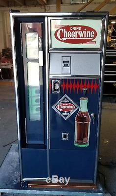Vintage Cheerwine sign soda bottle vending machine cooler coke coca coca pepsi