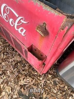 Vintage Coca-Cola 1930's Cooler Vending Machine (WORKS)