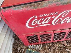 Vintage Coca-Cola 1930's Cooler Vending Machine (WORKS)