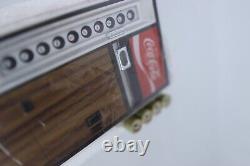 Vintage Coca Cola 1970s Vendo Slant Shelf Cooler Portable Radio In Original Box