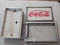 Vintage Coca-Cola Cavalier CS-80C Coke Marquee Panel With Electric. Complete