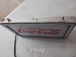 Vintage Coca-Cola Cavalier CS-80C Coke Marquee Panel With Electric. Complete