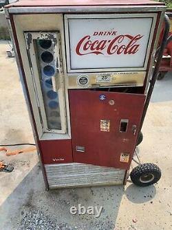 Vintage Coca Cola Coke Bottle Soda Machine Vendo Model H63 A