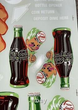 Vintage Coca-Cola Coke Complete Vending Machine Decals Full Sheet Decafix VTG