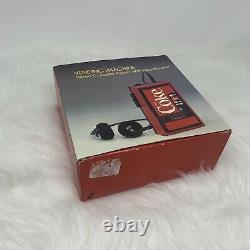 Vintage Coca Cola Coke Vending Machine Cassette Player In Box w Manual W-06A