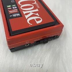 Vintage Coca Cola Coke Vending Machine Cassette Player In Box w Manual W-06A