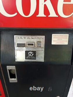 Vintage Coca Cola Coke Vending Machine Cavalier Model 1USS-64101 WORKS GREAT