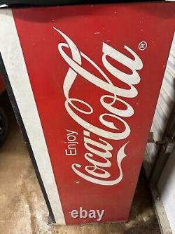 Vintage Coca-Cola Coke Vending Machine with keys. Cools Cold. Model #USS-8-64