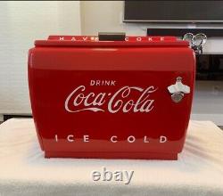 Vintage Coca Cola Cooler. Table Top 1940s Coca Cola Vending Machine Soda Cooler