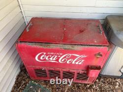 Vintage Coca-Cola Machine 1930's Cooler Vending Machine (WORKS)