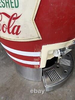 Vintage Coca Cola Multiplex Barrel Soda Dispenser